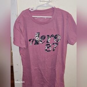 Aeropostale Pink Graphic Tee